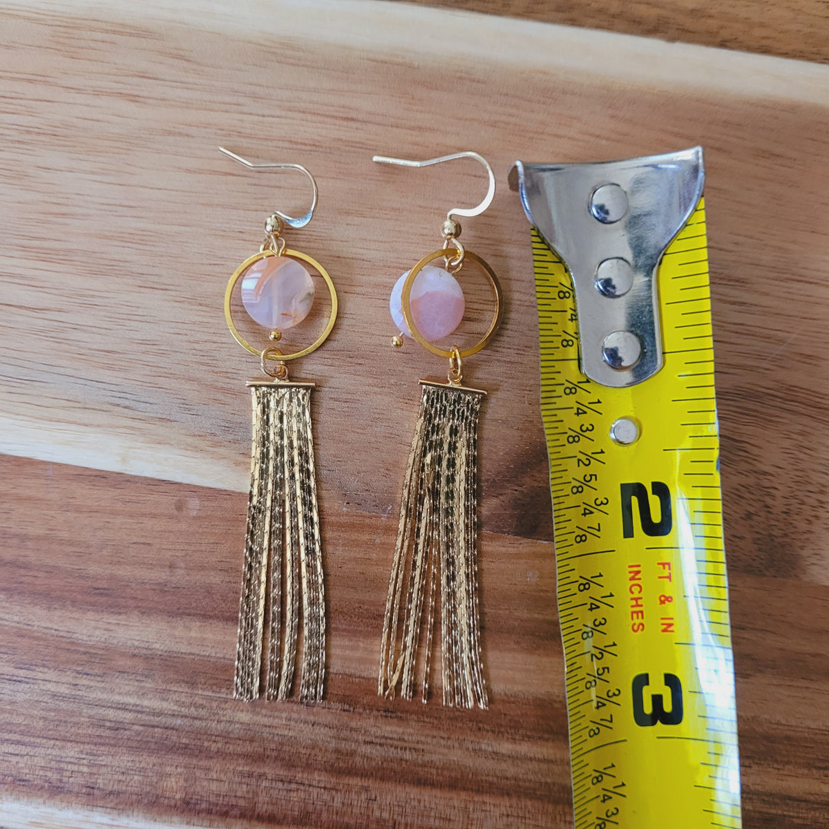 Flower Agate Earrings