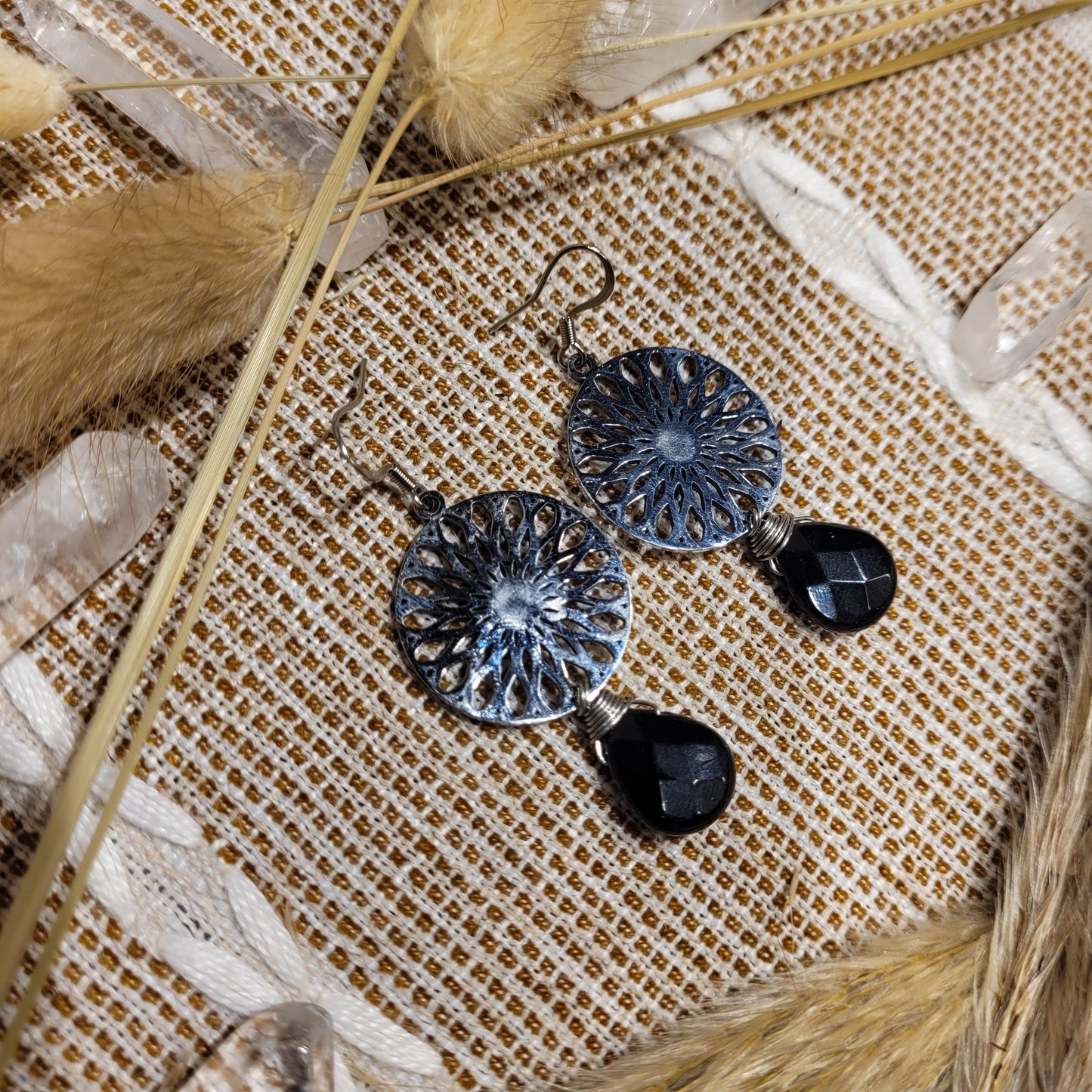 Black Onyx Earrings