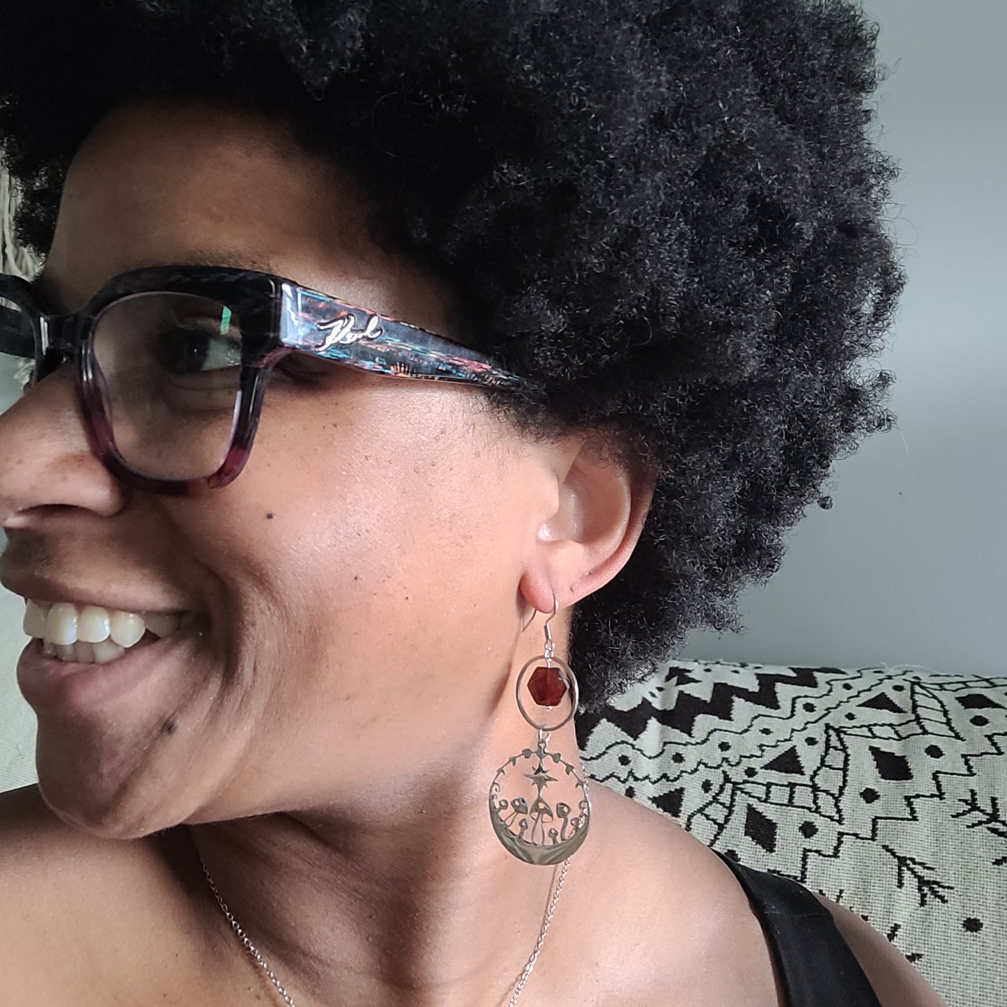 Garnet Earrings