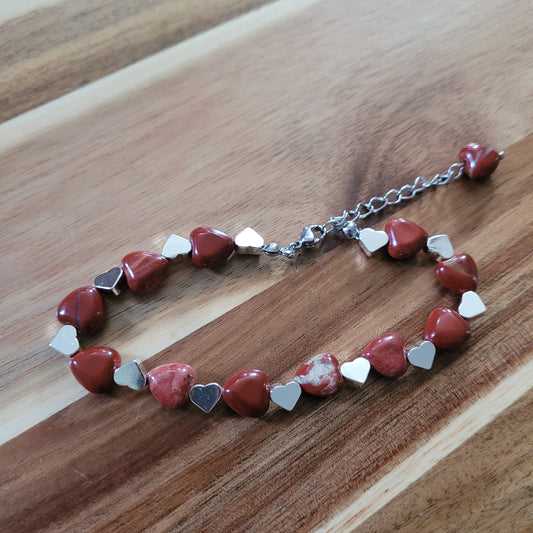 Red Jasper Anklet