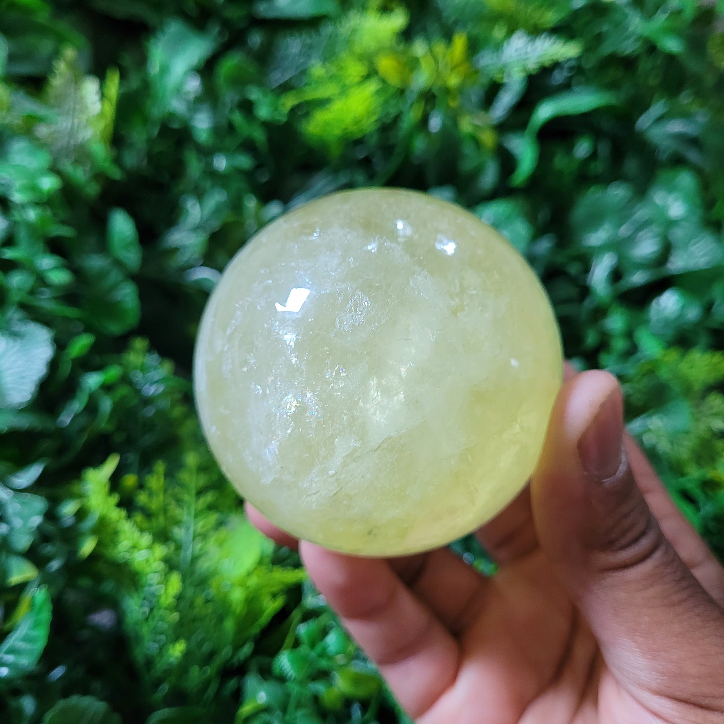 Lemon Quartz Sphere