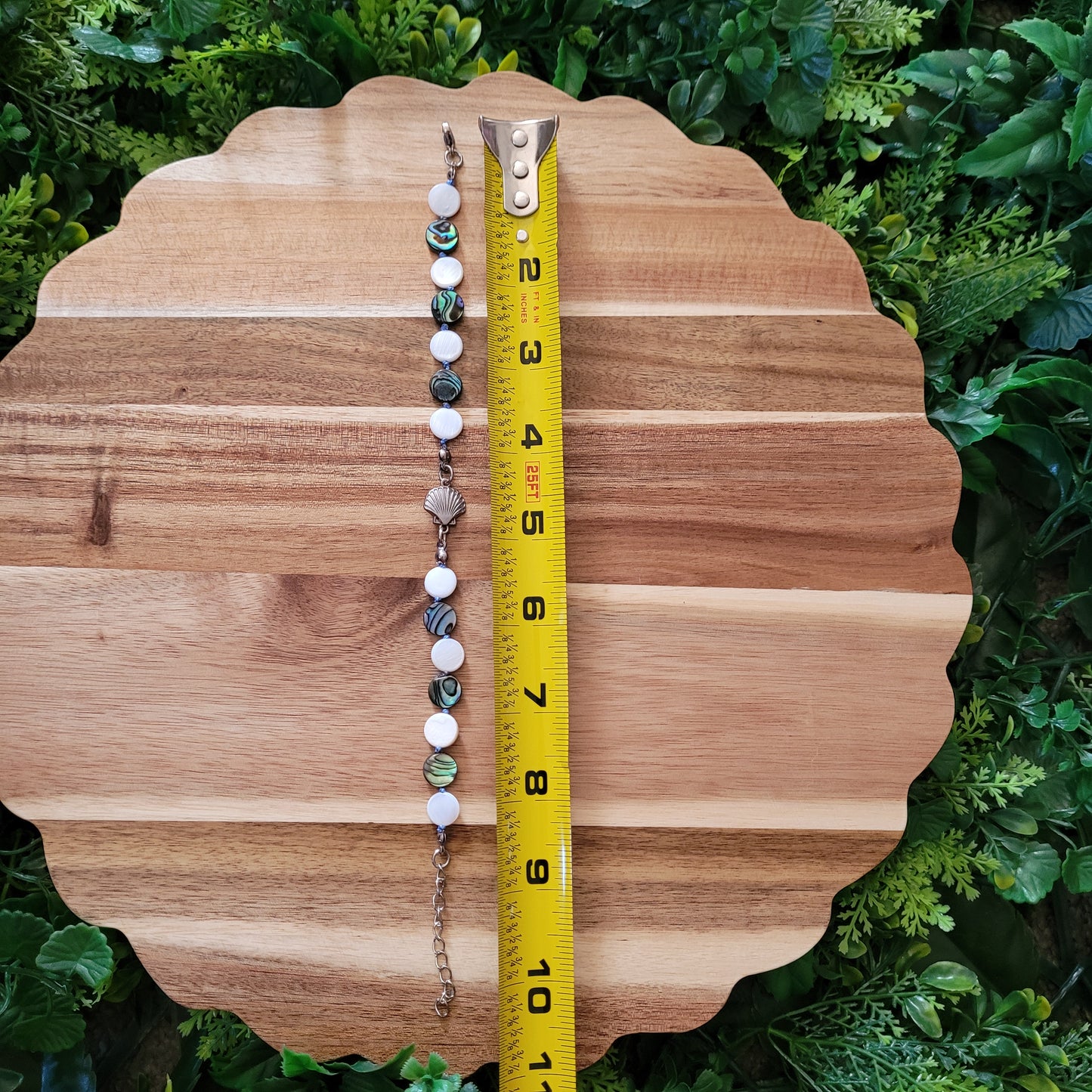 Mother of Pearl and Abalone Anklet