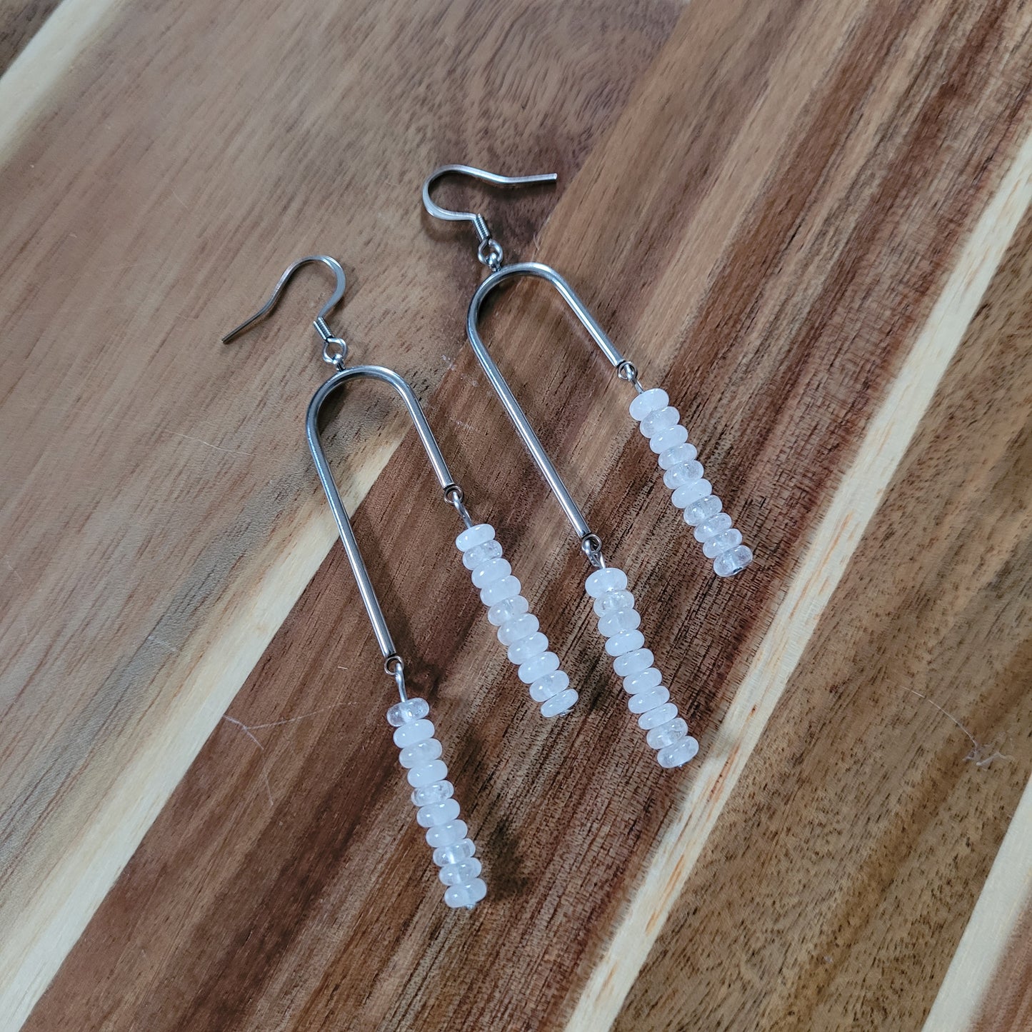 Clear Quartz Earrings