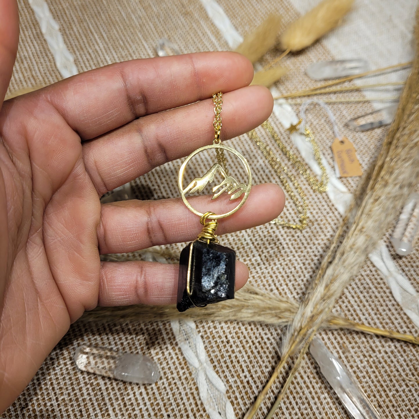 Black Tourmaline Necklace