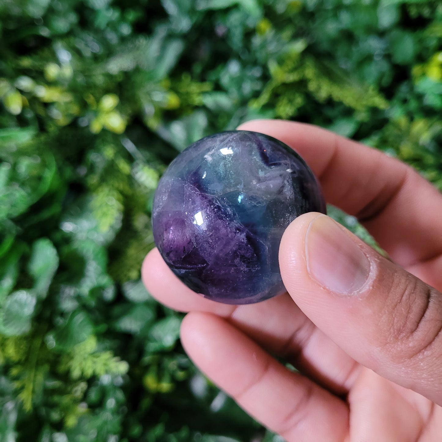 Rainbow Fluorite Sphere
