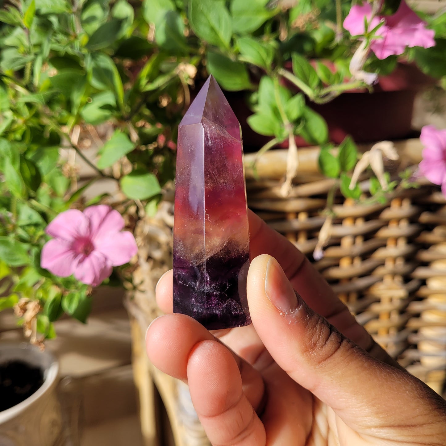 Rainbow Fluorite Tower