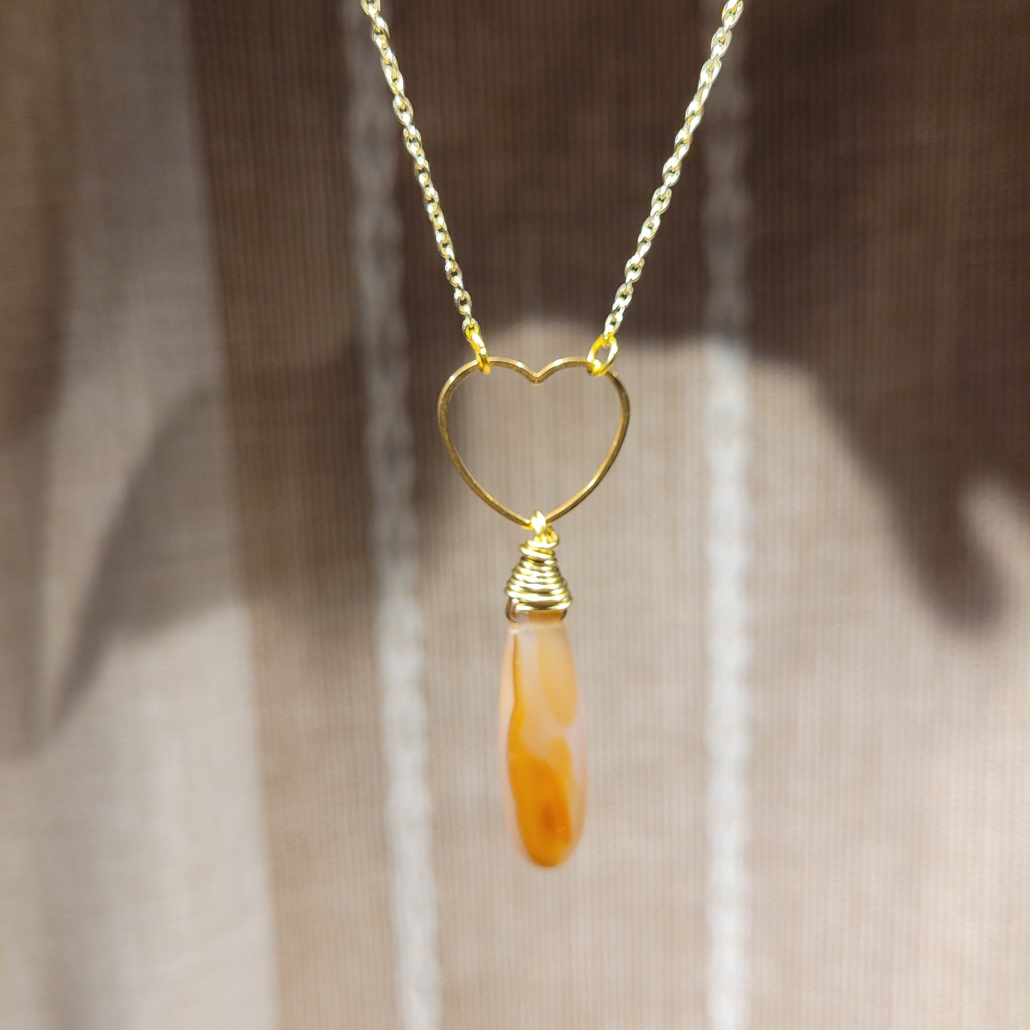 Carnelian Agate Necklace