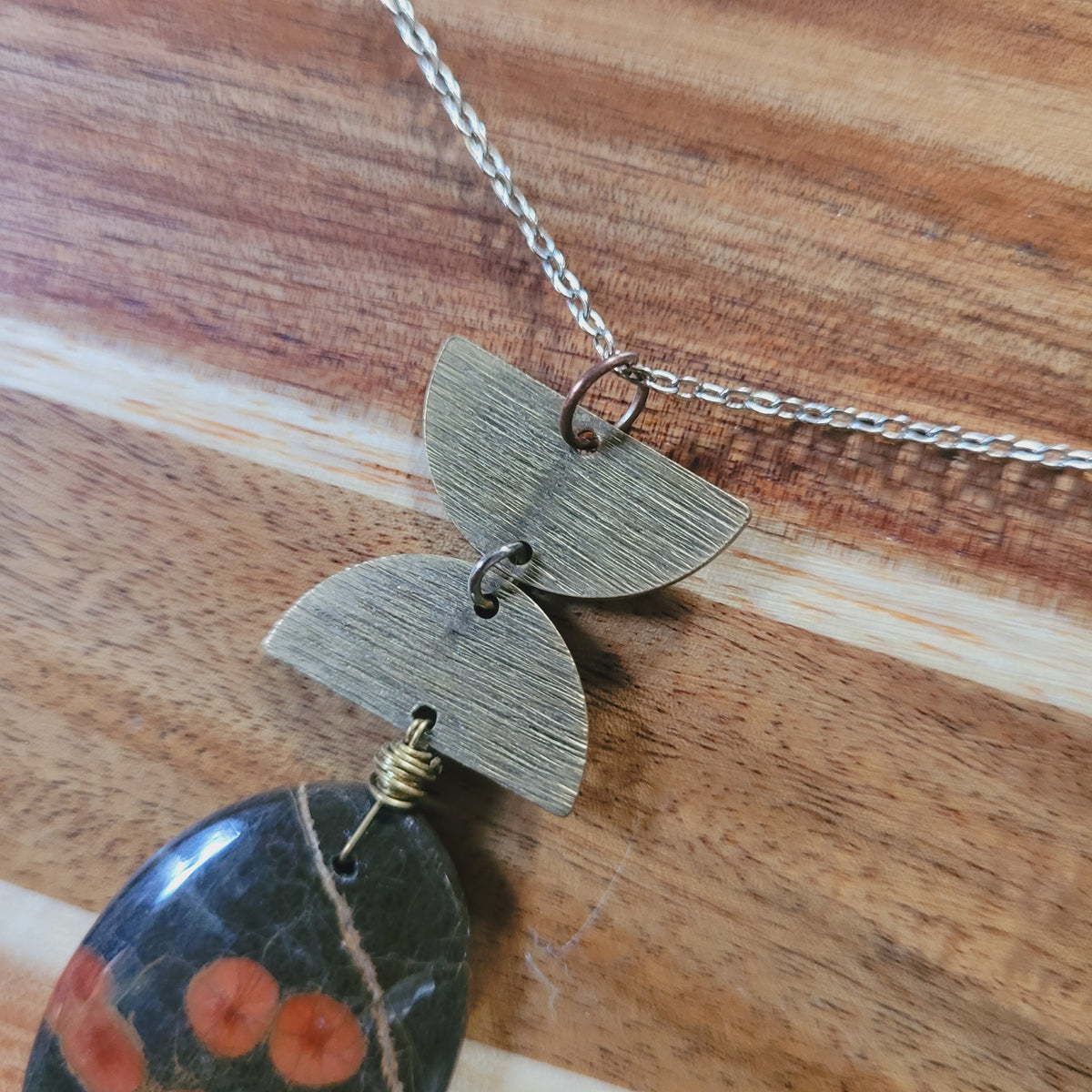 Peanut Obsidian Jewelry Set
