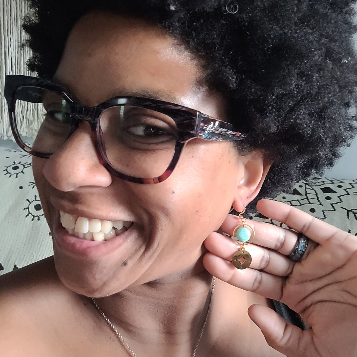 Amazonite Earrings