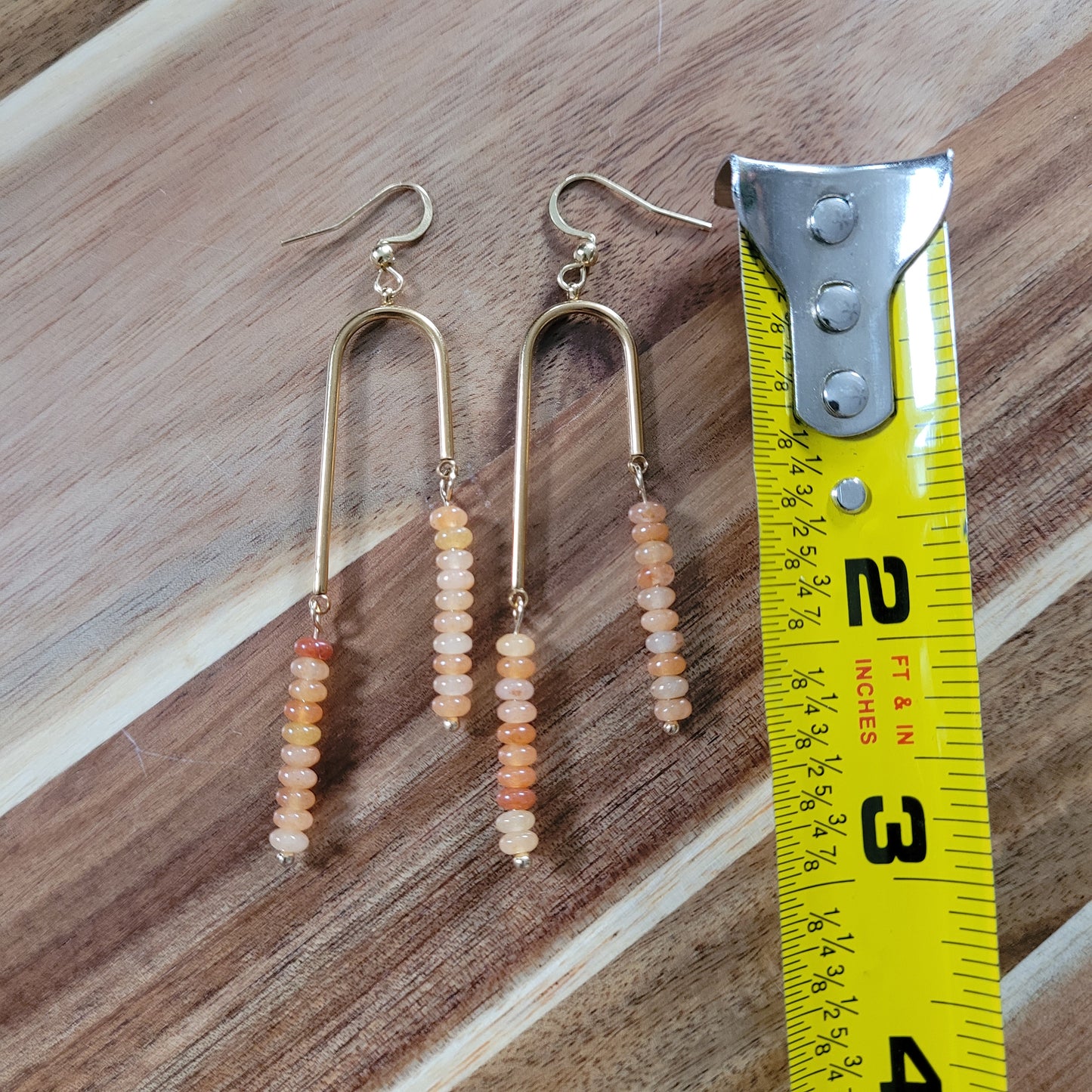 Orange Aventurine Earrings