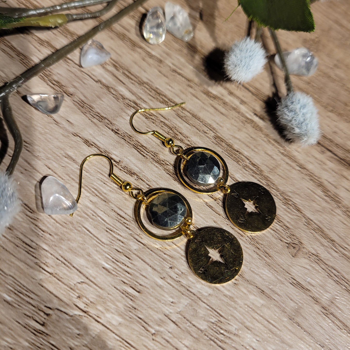 Pyrite Earrings