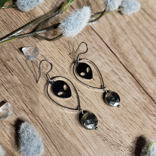 Pyrite Earrings