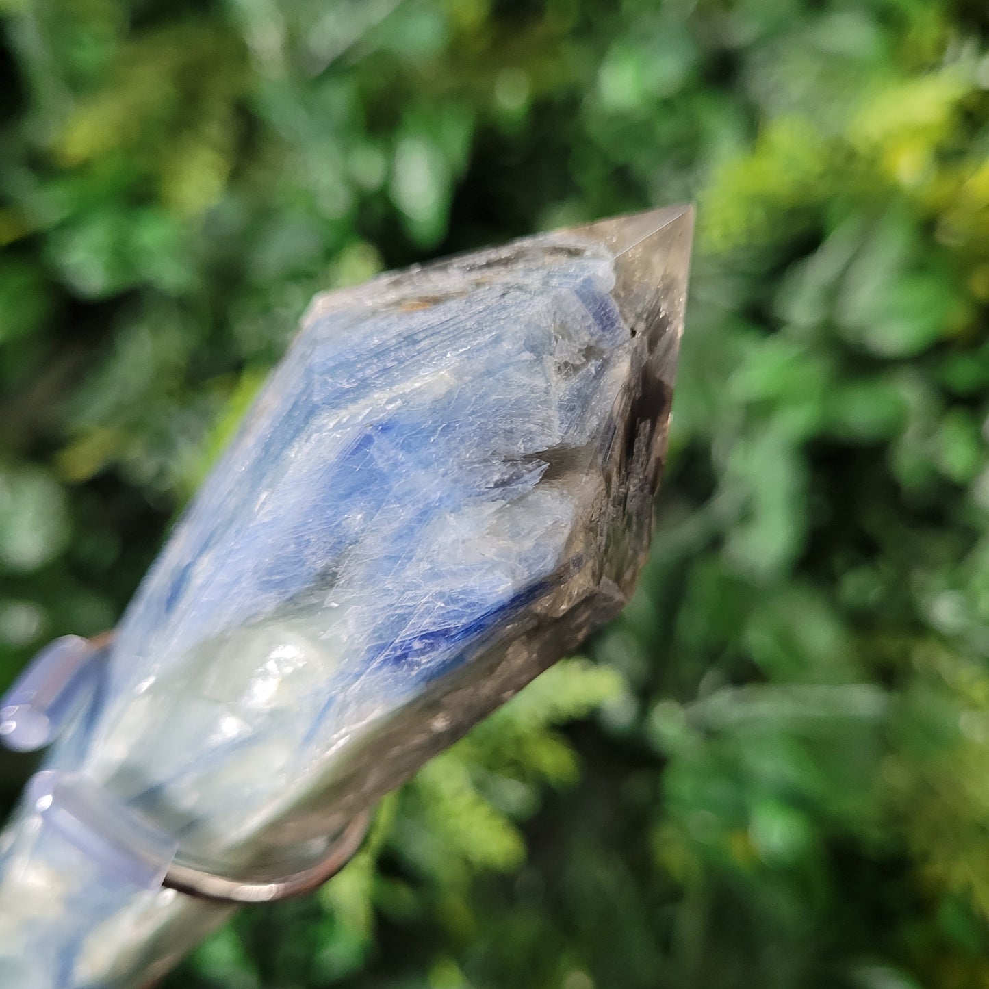 Blue Kyanite Scepter with Stand