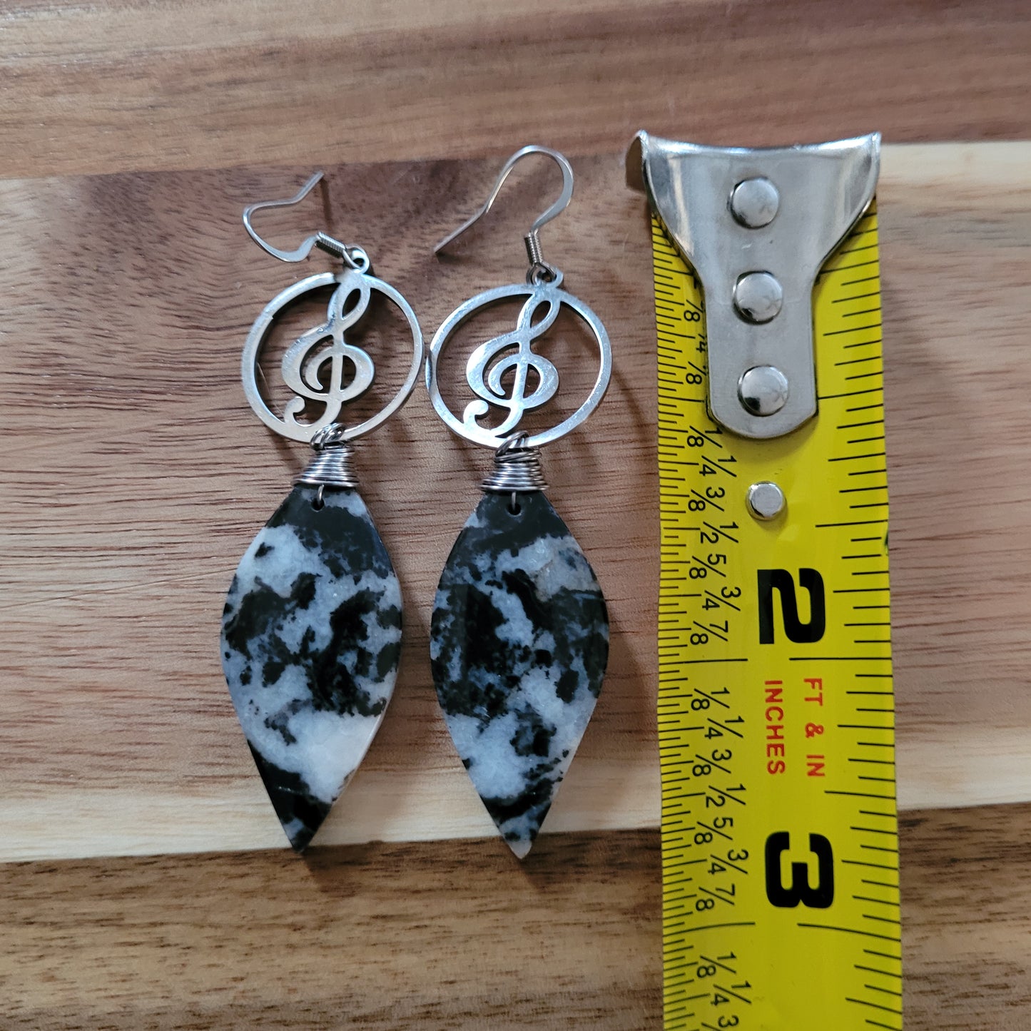 Zebra Jasper Earrings
