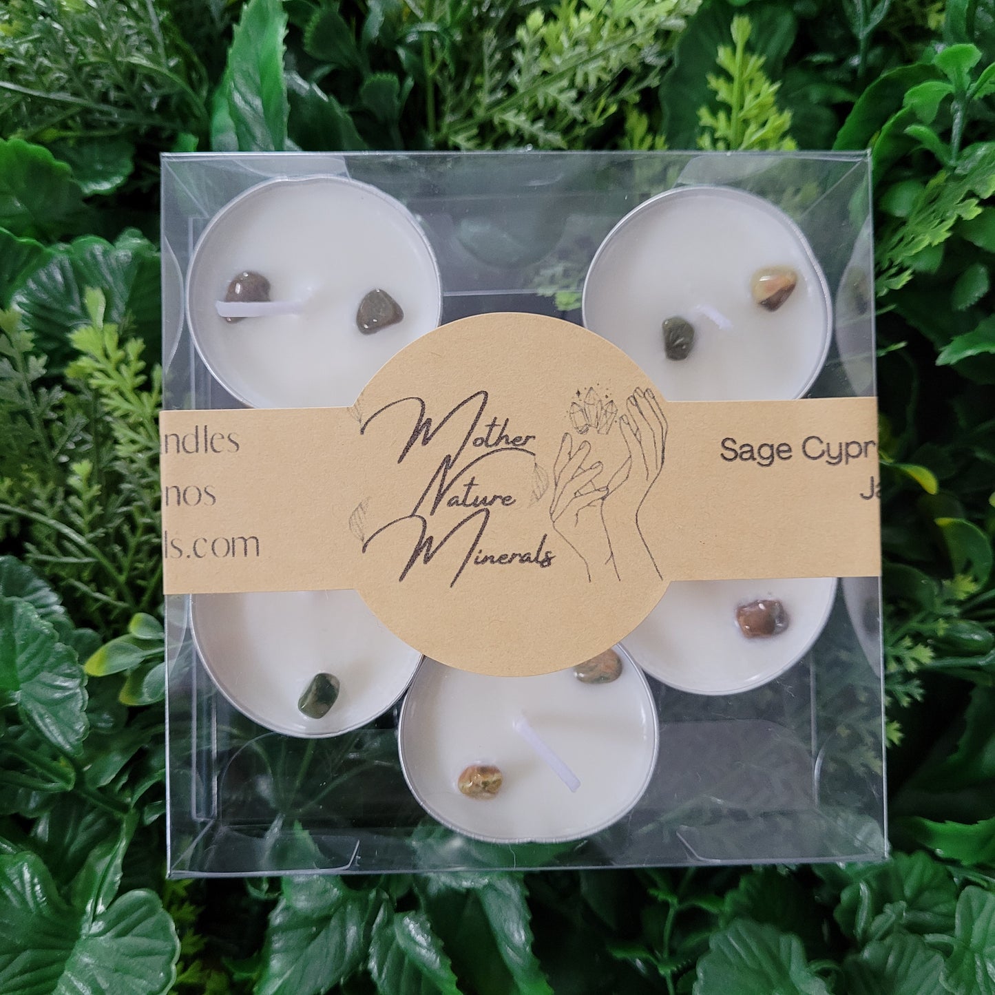Sage Cypress Tealights