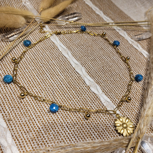 Blue Apatite Necklace