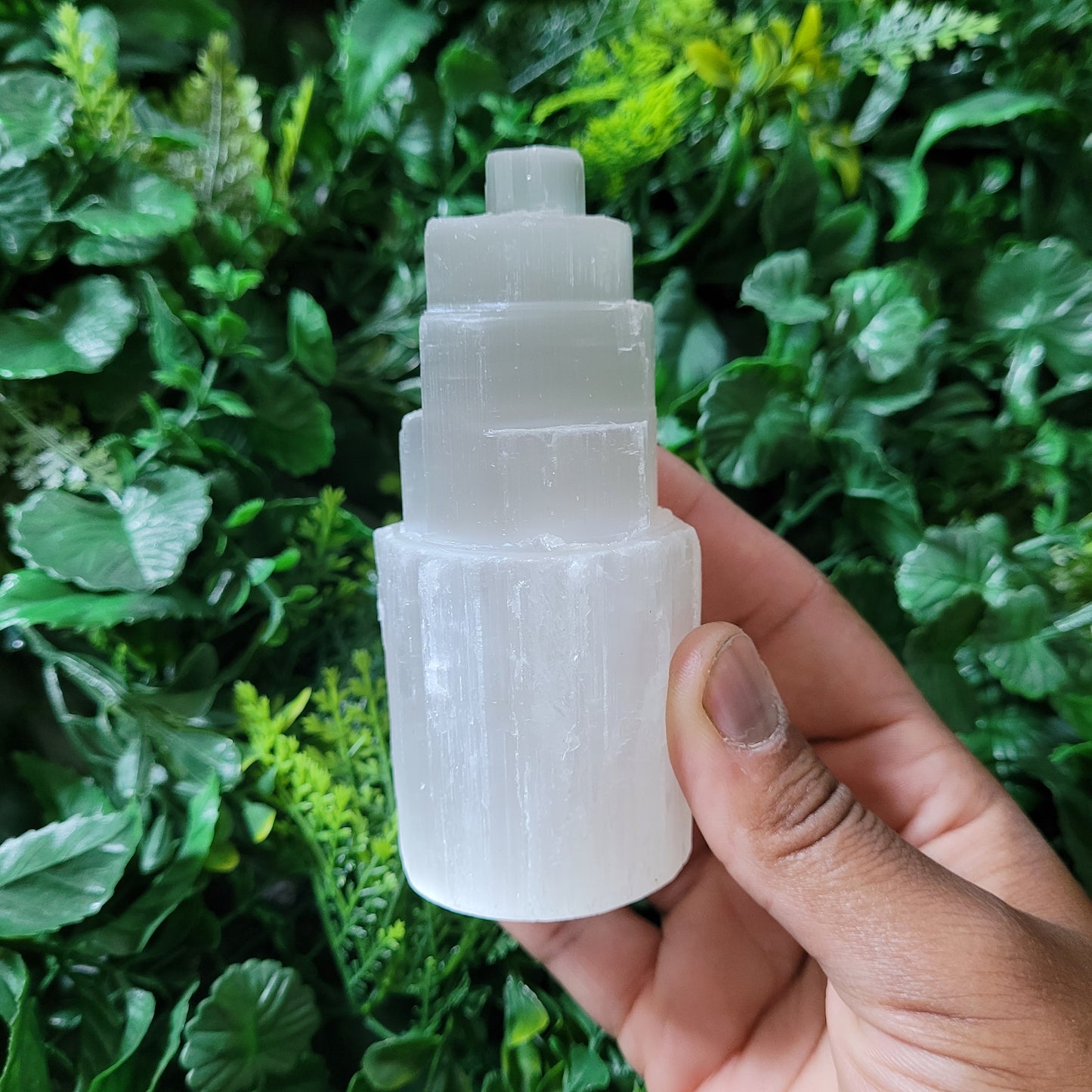 Satin Spar Selenite Tower