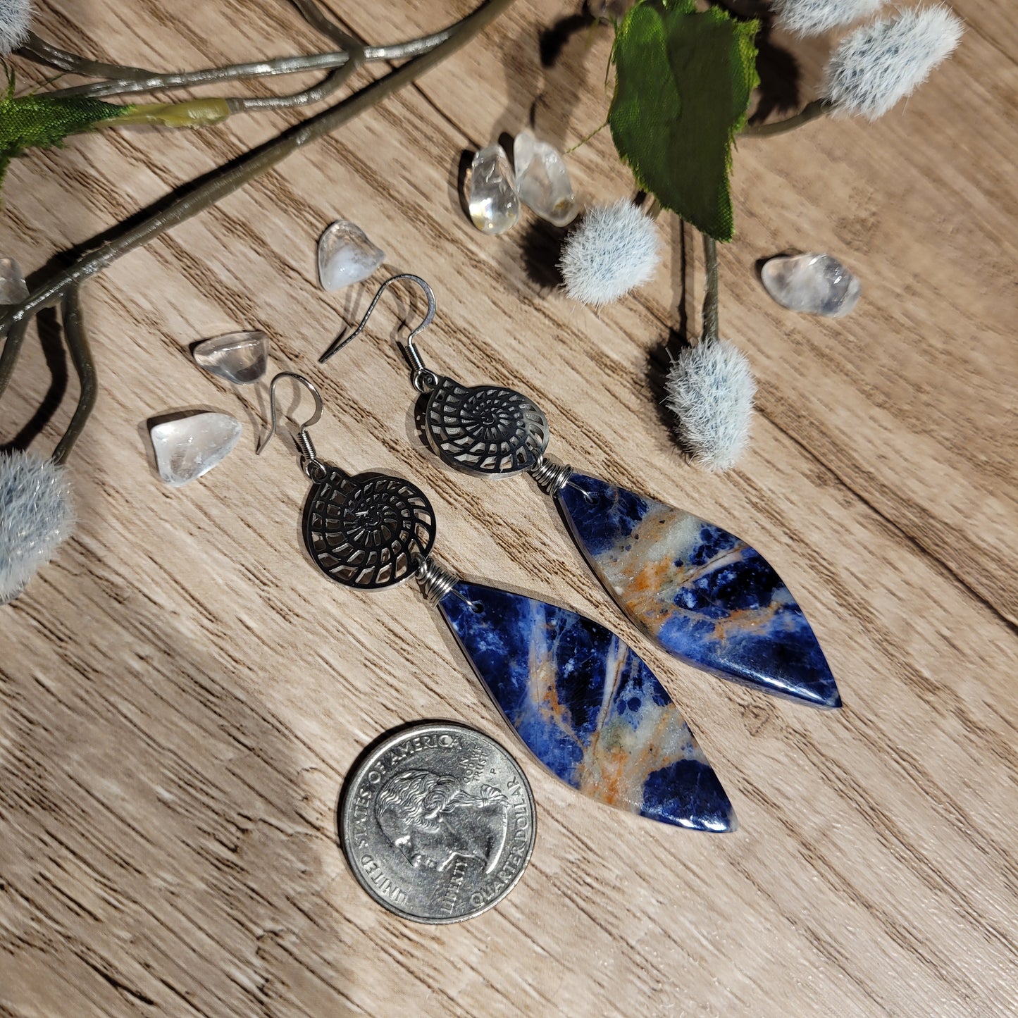 Sunset Sodalite Earrings