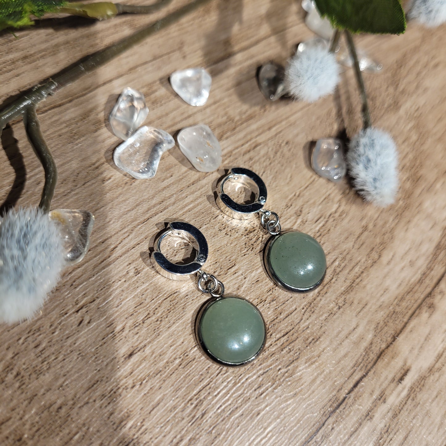 Green Aventurine Earrings