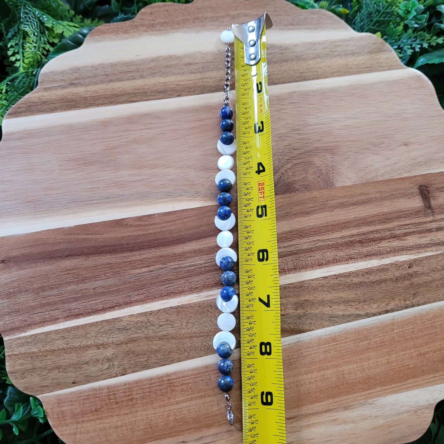 Lapis Lazuli Mother of Pearl Bracelet