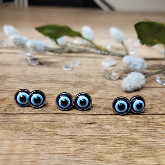 Evil Eye Stud Earrings