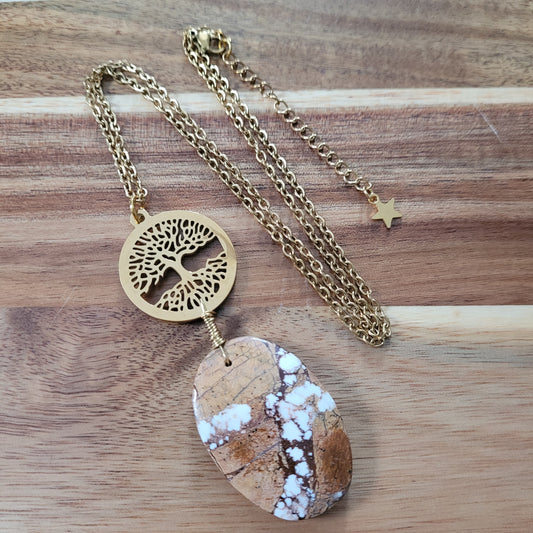 Wild Horse Jasper Necklace