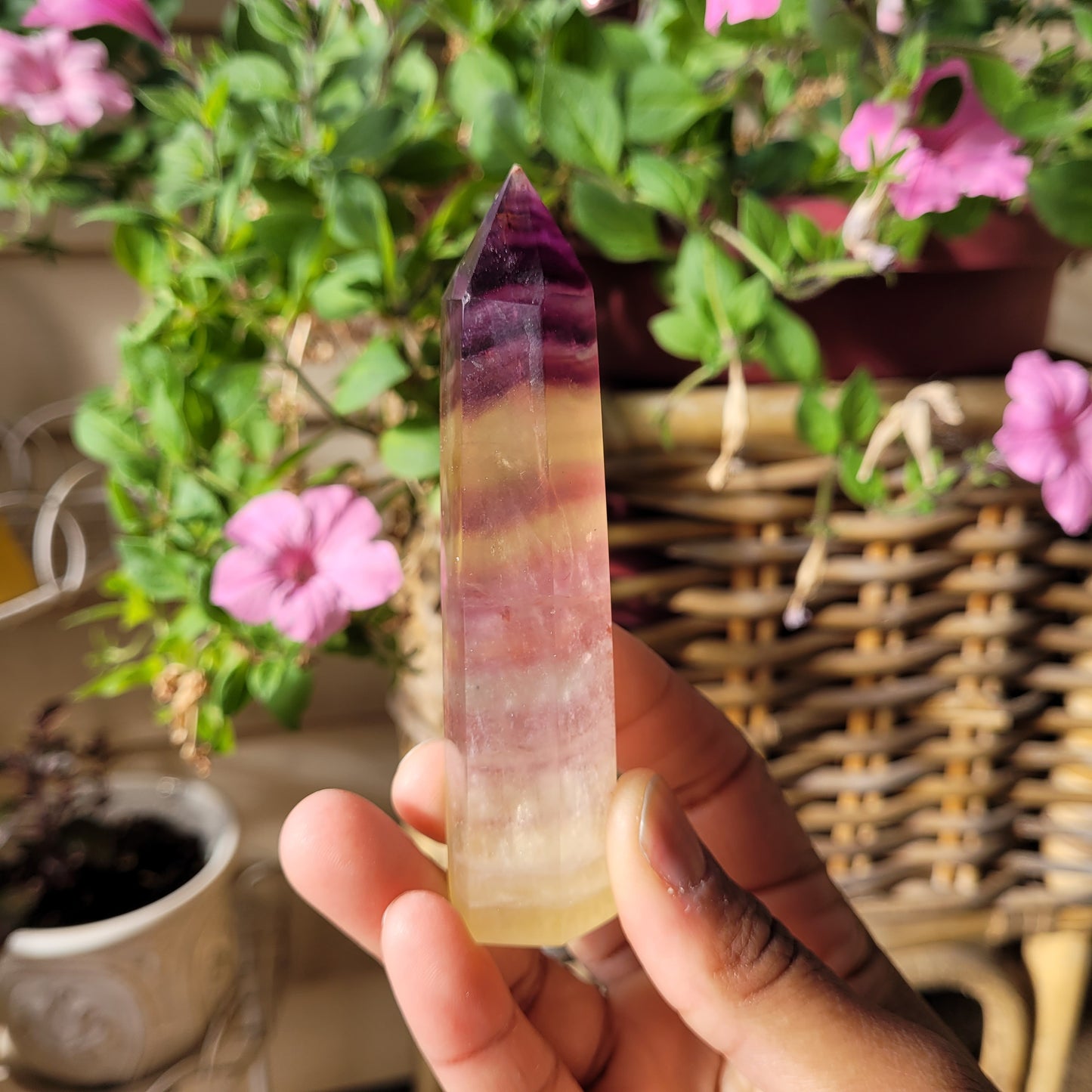 Rainbow Fluorite Tower