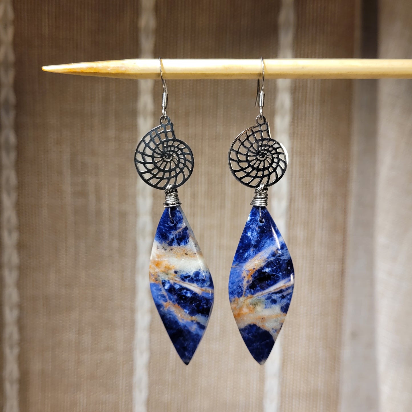 Sunset Sodalite Earrings