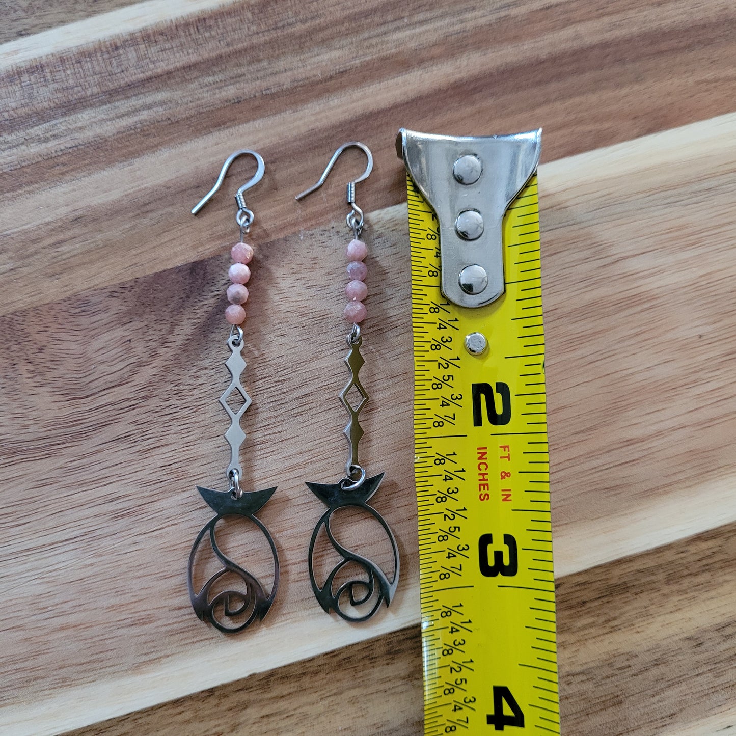Rhodochrosite Earrings