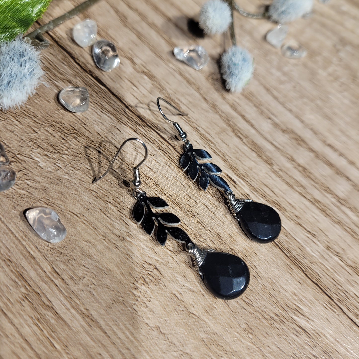 Black Onyx Earrings