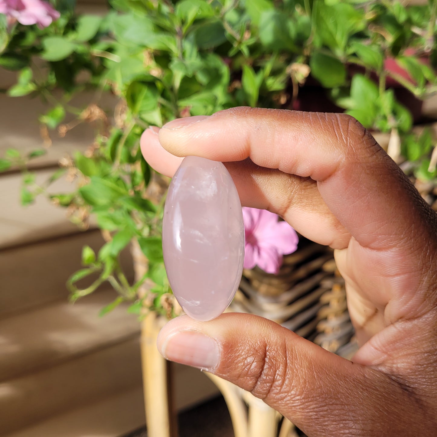 Rose Quartz Palmstone