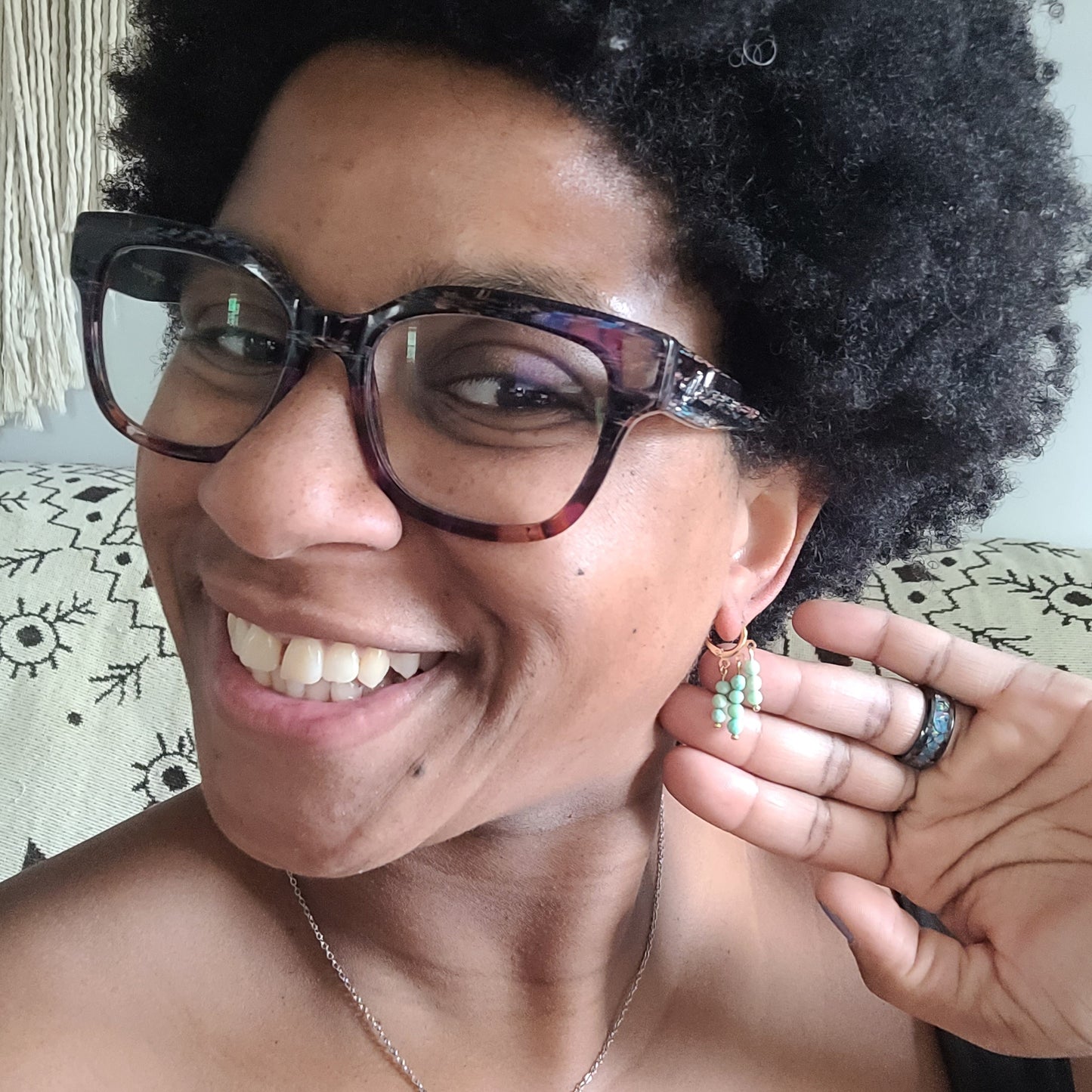 Chrysoprase Earrings