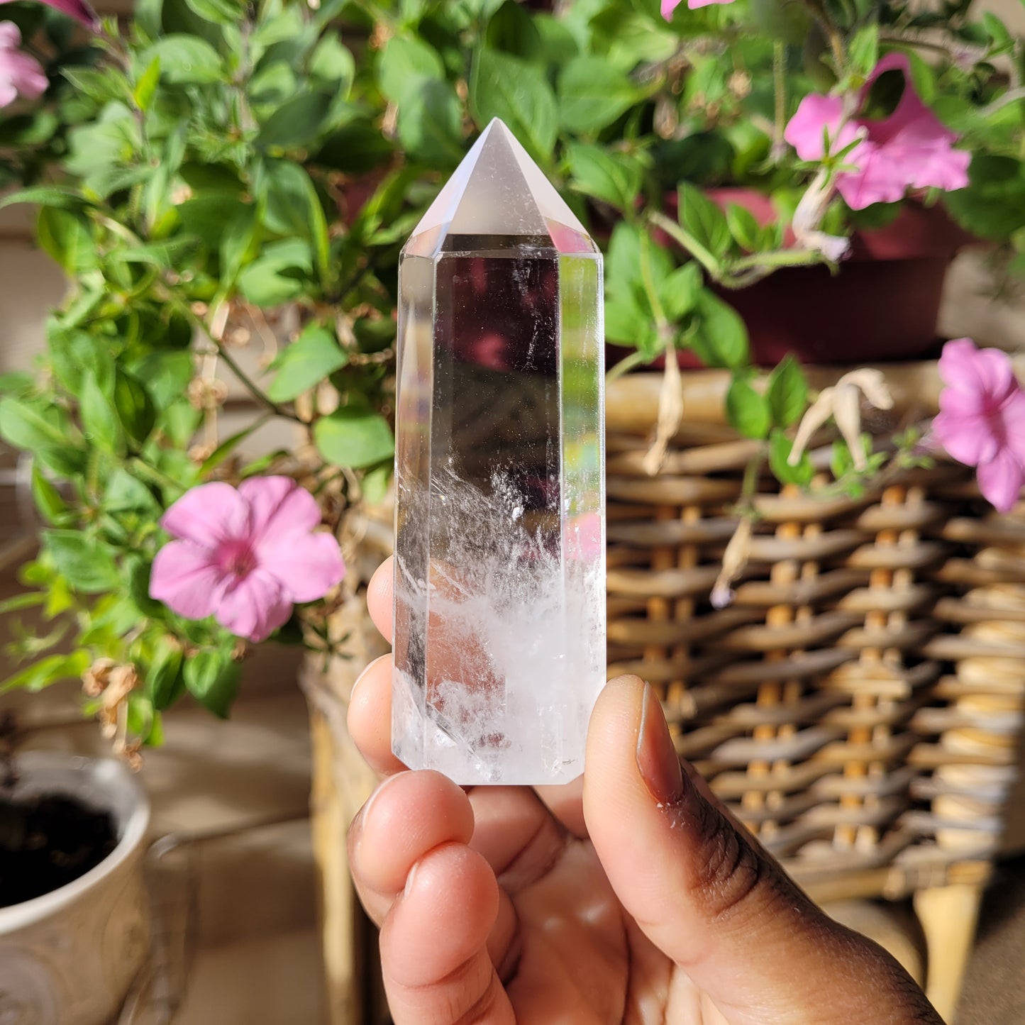 Clear Quartz Tower