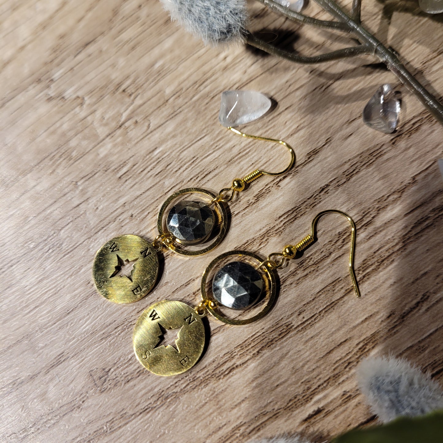 Pyrite Earrings