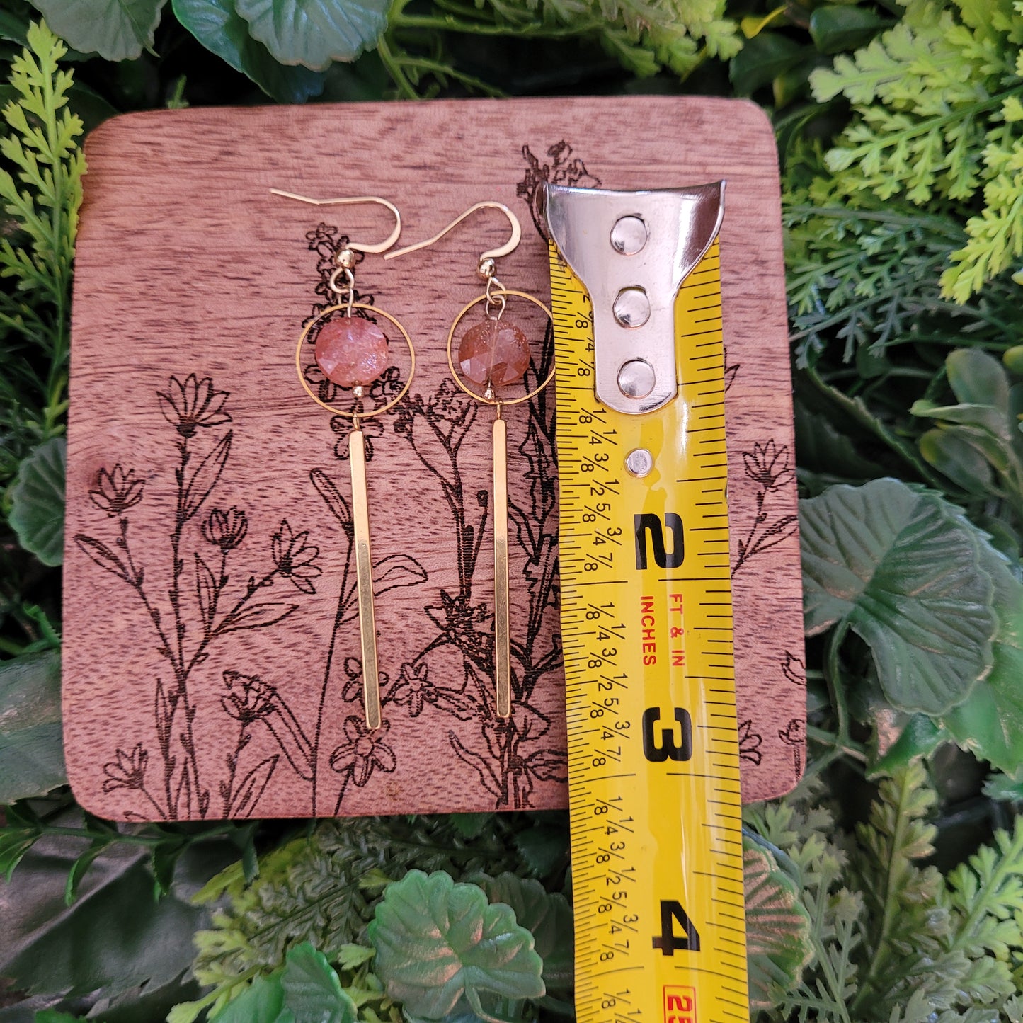 Sunstone Earrings