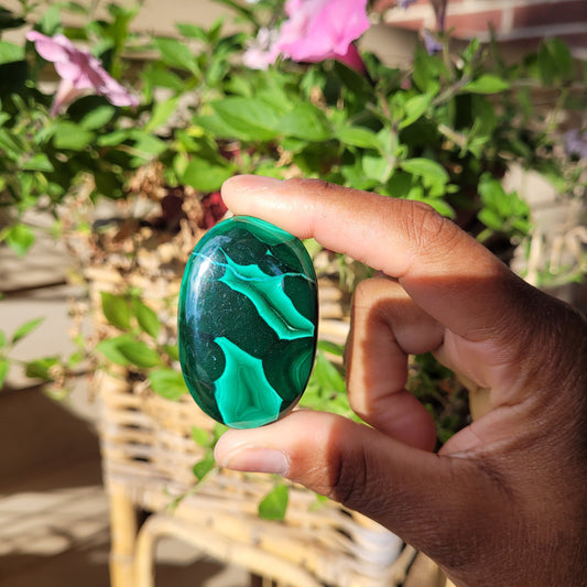 Malachite Palmstone