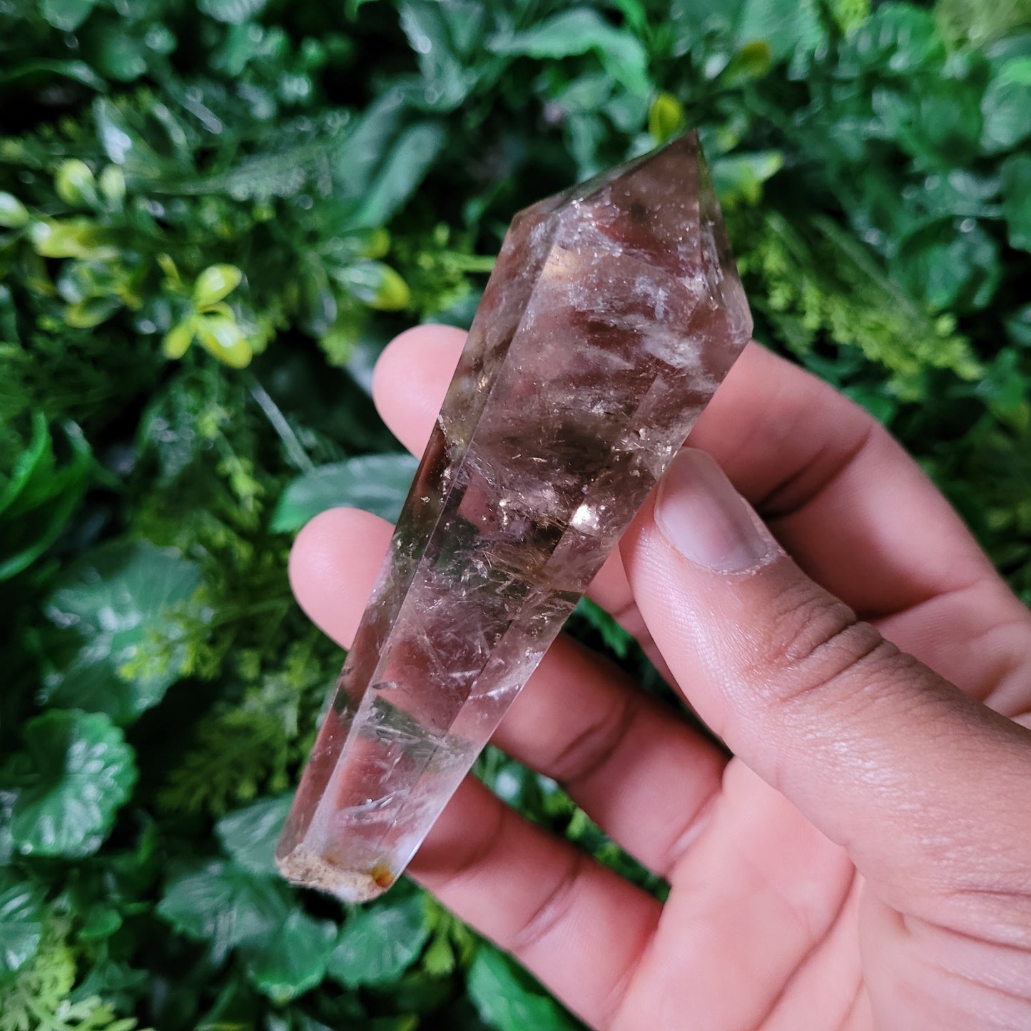 Smoky Quartz Scepter with Stand