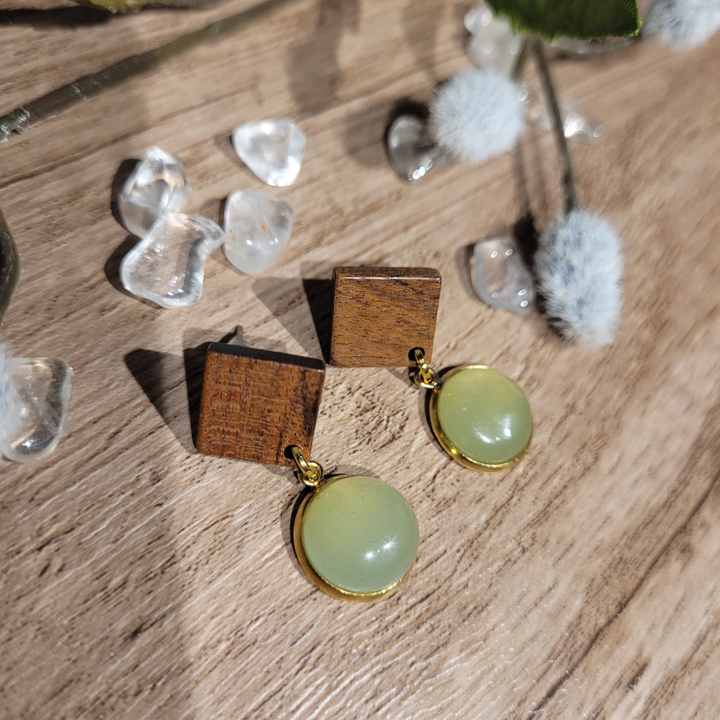 Green Aventurine Earrings