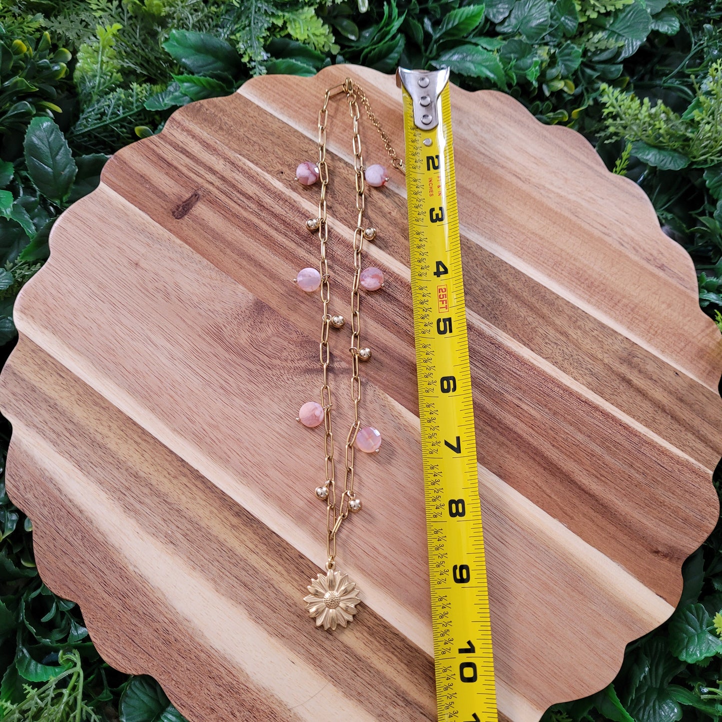 Flower Agate Necklace