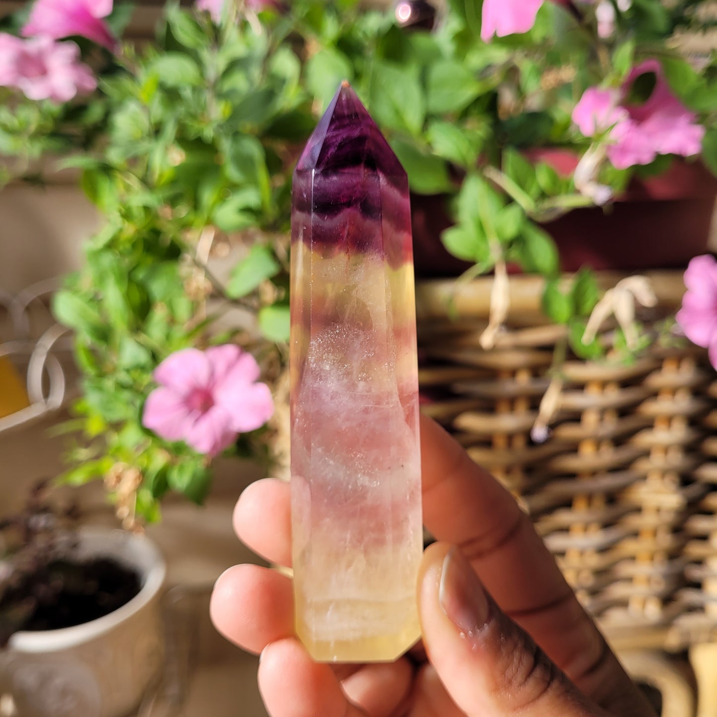 Rainbow Fluorite Tower