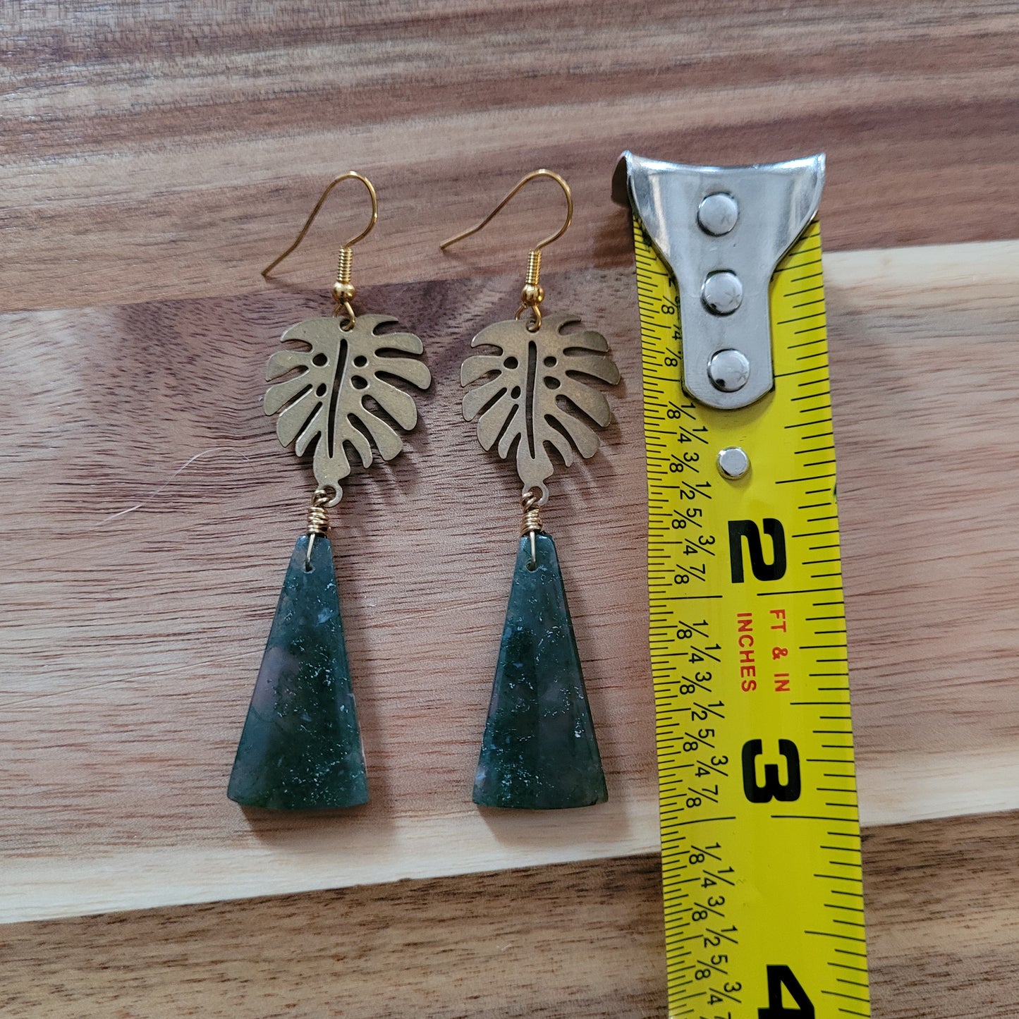 Moss Agate Earrings