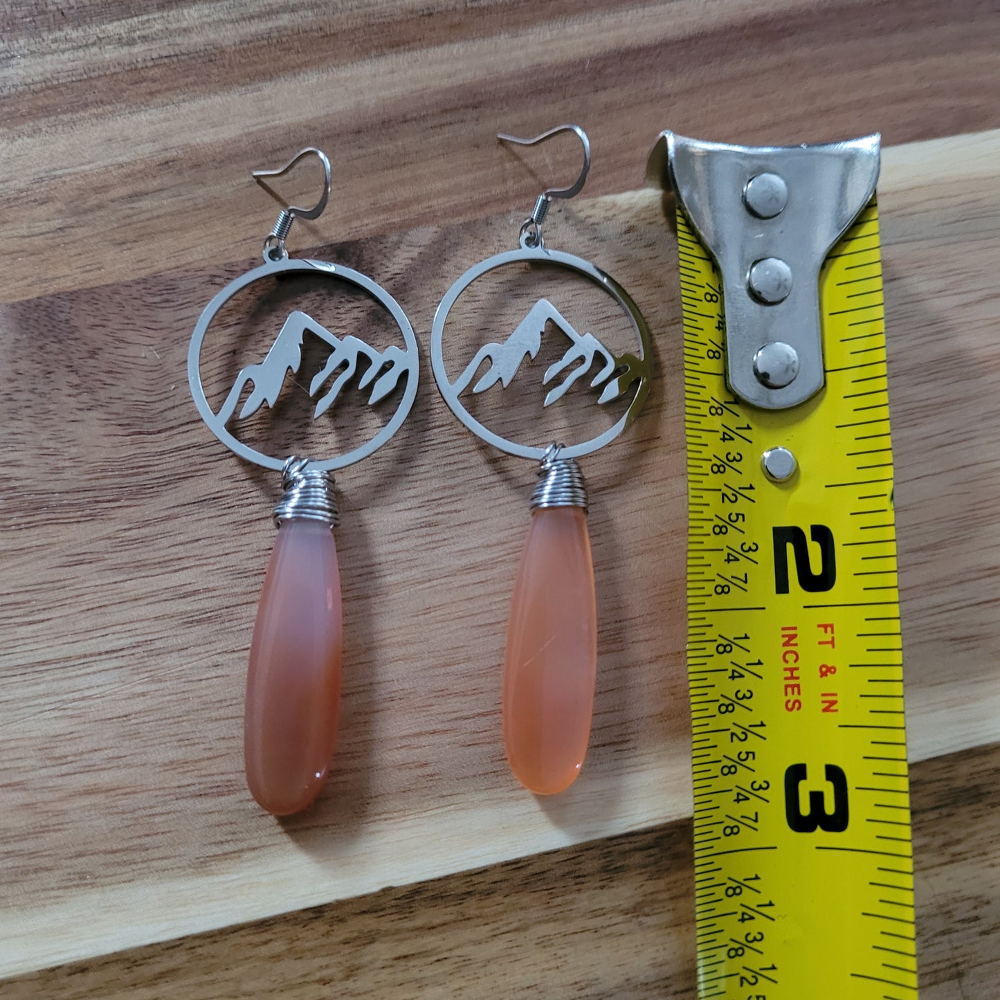 Carnelian Agate Earrings