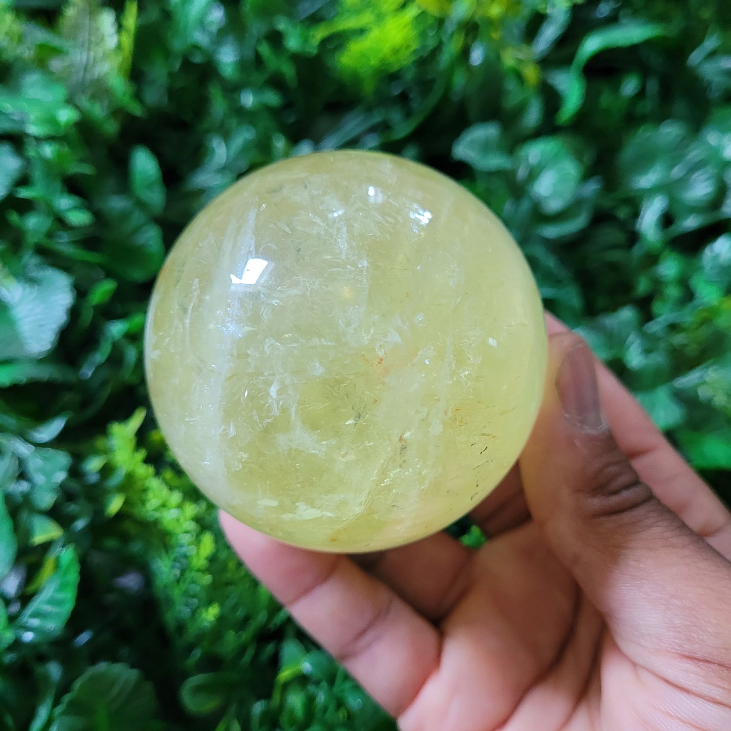Lemon Quartz Sphere