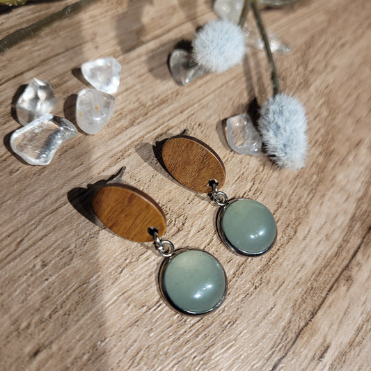 Green Aventurine Earrings