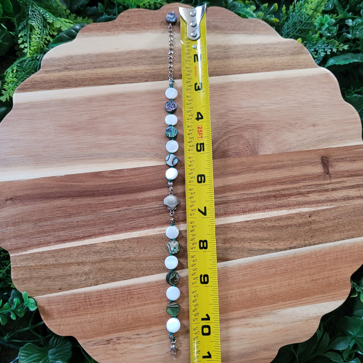 Mother of Pearl and Abalone Anklet