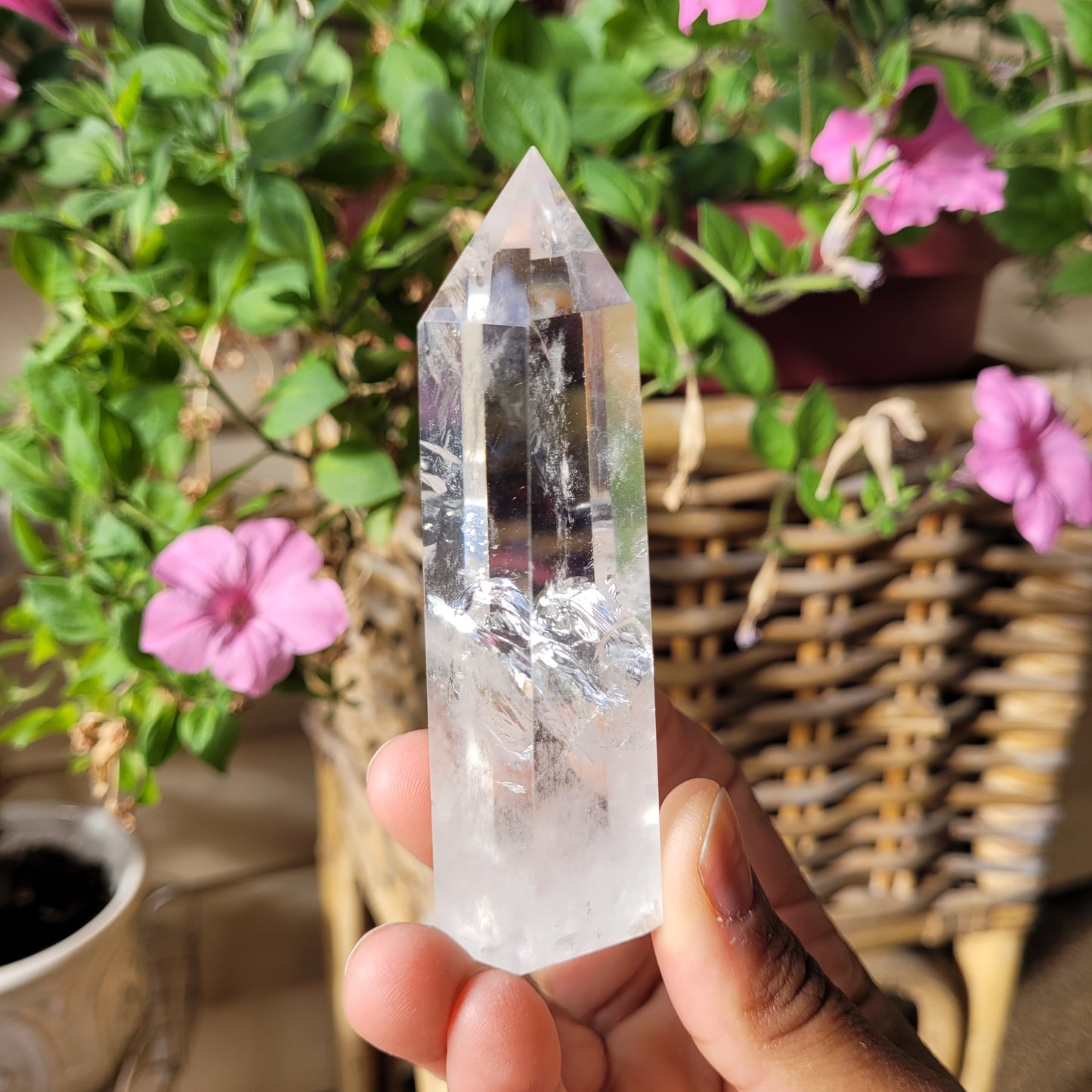 Clear Quartz Tower