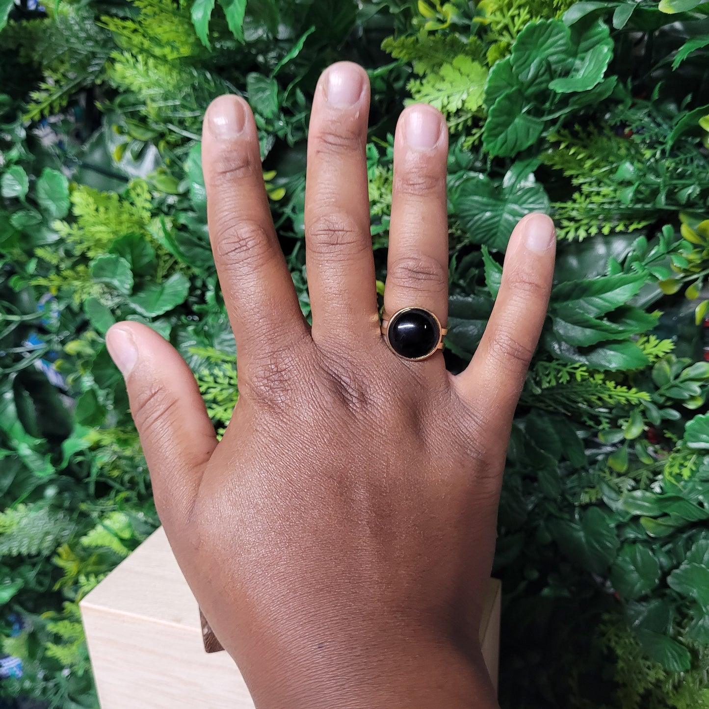 Black Obsidian Ring
