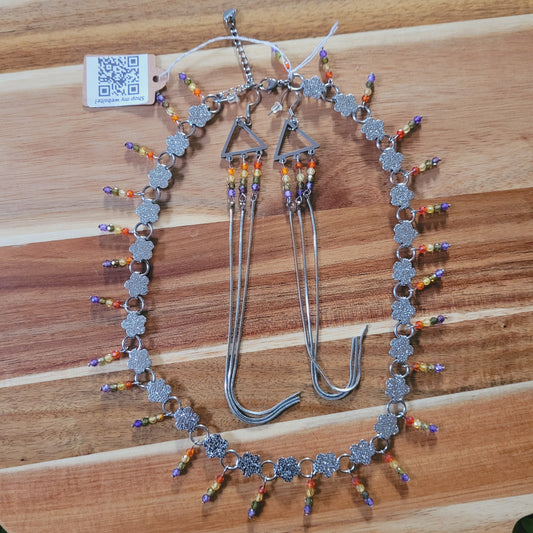 Rainbow Cubic Zirconia Jewelry Set