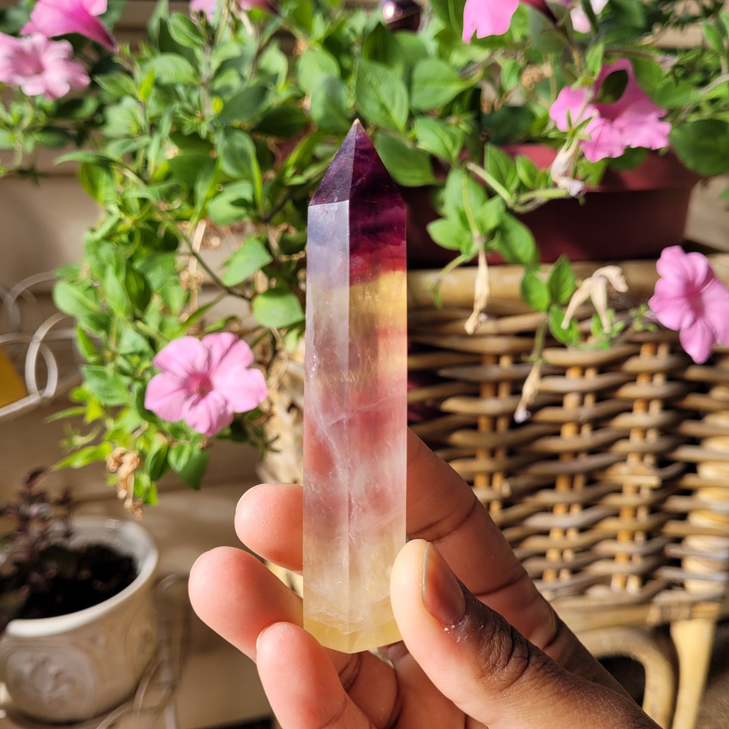 Rainbow Fluorite Tower