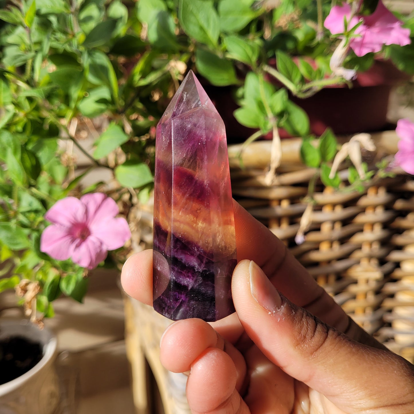 Rainbow Fluorite Tower